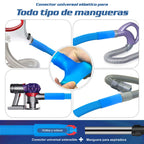 Manguera universal para aspiradora de conductos de secadora, diseño de una sola pieza, compatible con todas las aspiradoras