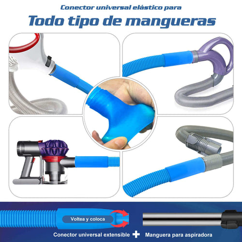 Manguera universal para aspiradora de conductos de secadora, diseño de una sola pieza, compatible con todas las aspiradoras